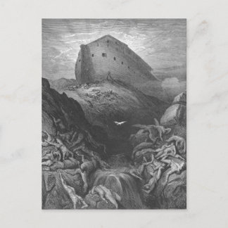 Gustave Doré - Een duif wordt uit de ark gezonden Briefkaart