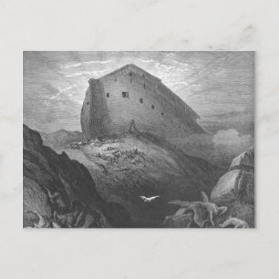 Gustave Doré - Een duif wordt uit de ark gezonden Briefkaart