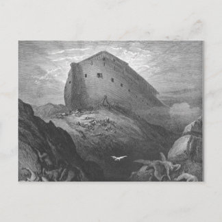 Gustave Doré - Een duif wordt uit de ark gezonden Briefkaart