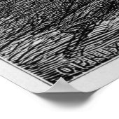 Gustave Dore Engraving Dante Inferno Illustratie Poster (Hoek)