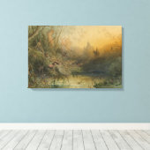 Gustave Dore - Fairy Land Canvas Afdruk (Insitu (Houten vloer))