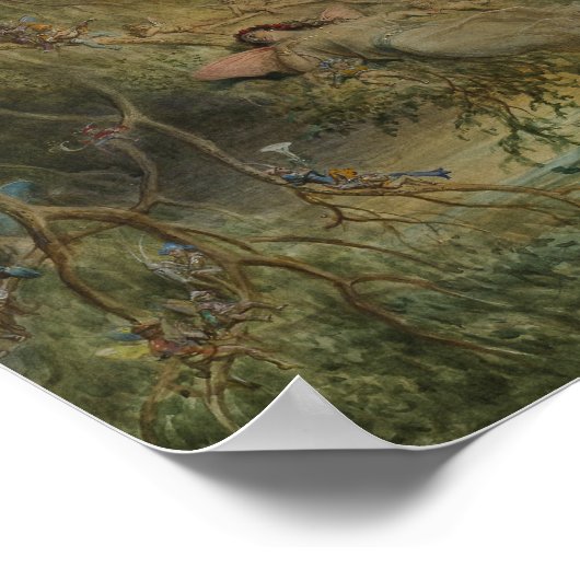 Gustave Dore - Fairy Land Poster (Hoek)