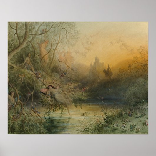 Gustave Dore - Fairy Land Poster (Voorkant)