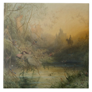 Gustave Dore - Fairy Land Tegeltje