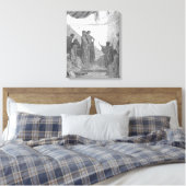 Gustave Doré - Handelingen 10 Petrus predikt in he Canvas Afdruk (Insitu (Slaapkamer))