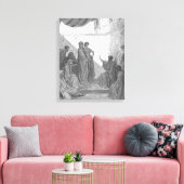 Gustave Doré - Handelingen 10 Petrus predikt in he Canvas Afdruk (Insitu (Woonkamer))