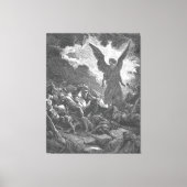 Gustave Doré - Het leger van Sennacherib wordt ver Canvas Afdruk (Voorkant)