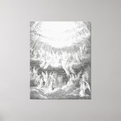 Gustave Doré - Hymne van de Zaligen Canvas Afdruk (Voorkant)