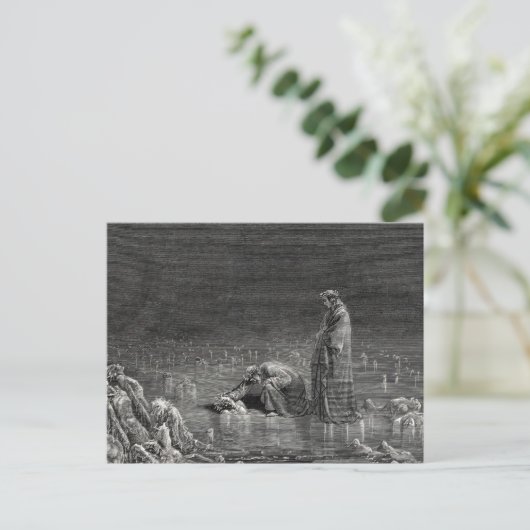 Gustave Dore Inferno Briefkaart (Staand voorkant)
