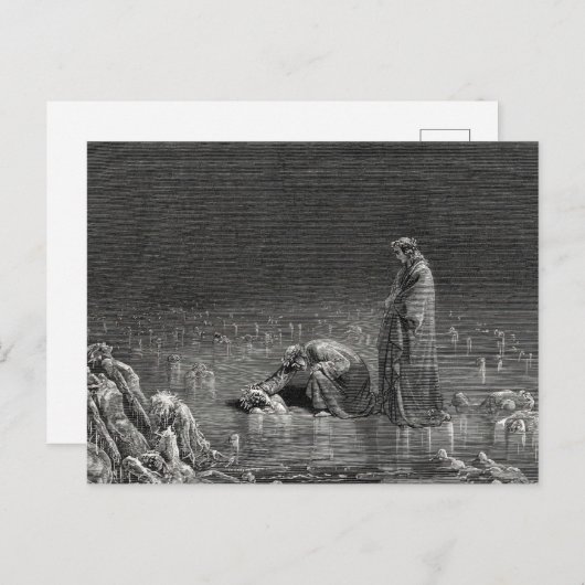 Gustave Dore Inferno Briefkaart (Voorkant / Achterkant)