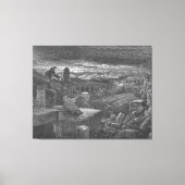 Gustave Doré - Isaiah's Vision of the Destruction Canvas Afdruk (Voorkant)