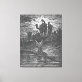 Gustave Doré - Jacob bidt om bescherming Canvas Afdruk (Voorkant)