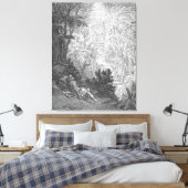 Gustave Doré - Jacob's Dream Canvas Afdruk (Insitu (Slaapkamer))