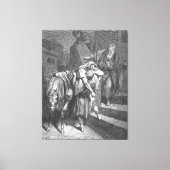 Gustave Doré - Lucas 10B De barmhartige Samaritaan Canvas Afdruk (Voorkant)