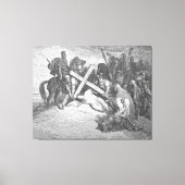 Gustave Doré - Lucas 23A Jezus arriveert bij Calva Canvas Afdruk (Voorkant)