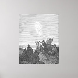 Gustave Doré - Lucas 24B Jezus stijgt op naar de h Canvas Afdruk