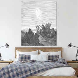 Gustave Doré - Luke 24B Jesus Ascends to Heaven Canvas Afdruk