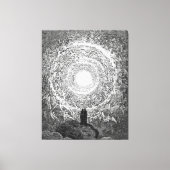 Gustave Doré - Machine ingekleurde Paradiso Canvas Afdruk (Voorkant)
