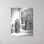 Gustave Doré - Marcus 12 De Scherf der Weduwe Canvas Afdruk (Voorkant)