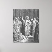 Gustave Doré - Marcus 1B Jezus predikt in de synag Canvas Afdruk (Voorkant)