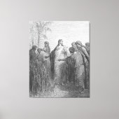 Gustave Doré - Marcus 2 De discipelen plukken graa Canvas Afdruk (Voorkant)