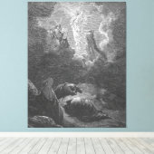 Gustave Doré - Marcus 9 De Transfiguratie Canvas Afdruk (Insitu (Houten vloer))