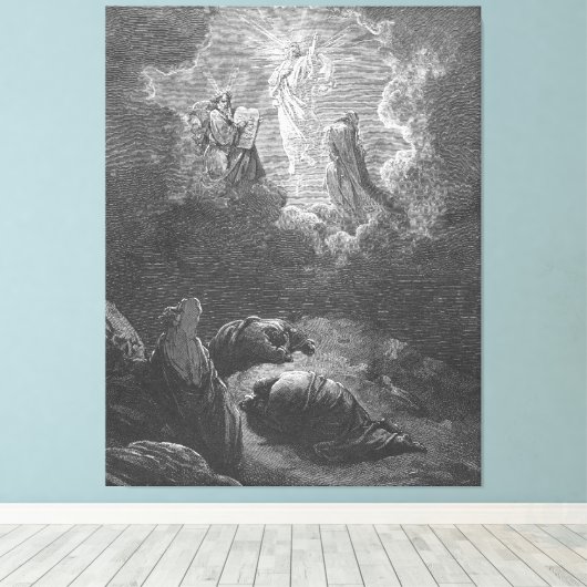 Gustave Doré - Mark 9 The Transfiguration Canvas Afdruk (Insitu (Houten vloer))