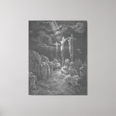 Gustave Doré - Matt 27C De kruisiging van Jezus Canvas Afdruk (Voorkant)