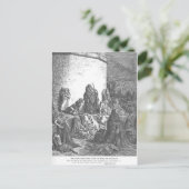 Gustave Dore: Mensen rouwen Briefkaart (Staand voorkant)