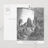 Gustave Dore: Mensen rouwen Briefkaart (Voorkant / Achterkant)