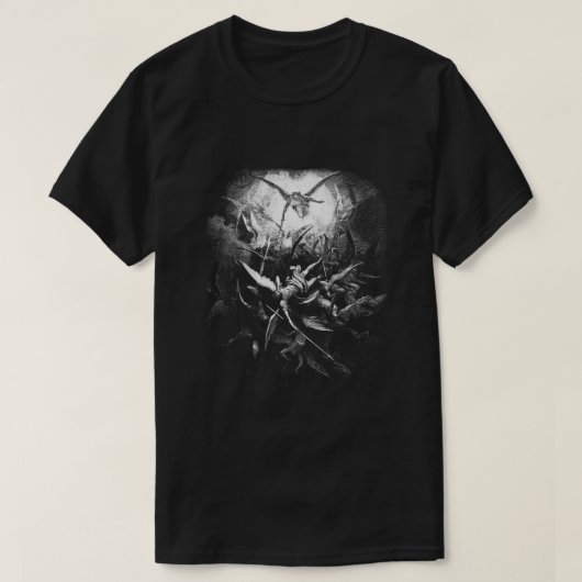 Gustave Dore Michael legt alles uit van Fallen Ang T-shirt (Design voorkant)
