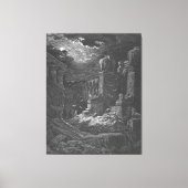 Gustave Doré - Openb 18 Babylon is Gevallen Canvas Afdruk (Voorkant)