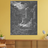 Gustave Doré - Openb 18 Babylon is Gevallen Canvas Afdruk (Insitu (Woonkamer))