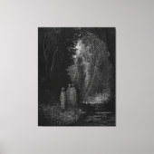 Gustave Doré - Rivier Lete Canvas Afdruk (Voorkant)
