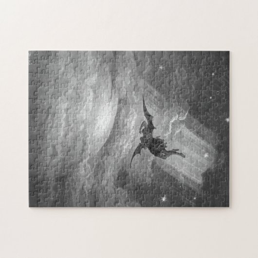 Gustave Dore satan uit het paradijs verliest John  Legpuzzel (Horizontaal)