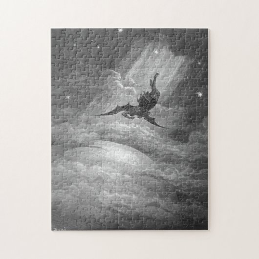 Gustave Dore satan uit het paradijs verliest John Legpuzzel (Verticaal)