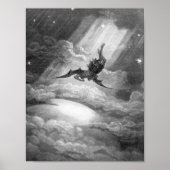 Gustave Dore Satan uit het paradijs verliest John  Poster (Voorkant)