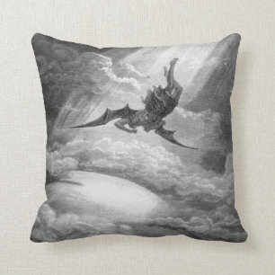 Gustave Dore Satan uit het paradijs, verloren door Kussen