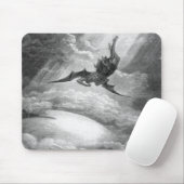 Gustave Dore satan uit het paradijs, verloren door Muismat (Met muis)