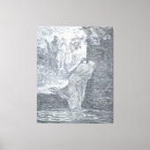Gustave Doré - Susanna in the Bath Canvas Afdruk (Voorkant)