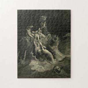 Gustave Doré-The Heilige Bijbel-Bord I, The Delug Legpuzzel