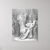 Gustave Doré - The Judgment of Solomon Canvas Afdruk (Voorkant)