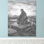 Gustave Doré - The Prophet Isaiah Canvas Afdruk (Insitu (Houten vloer))