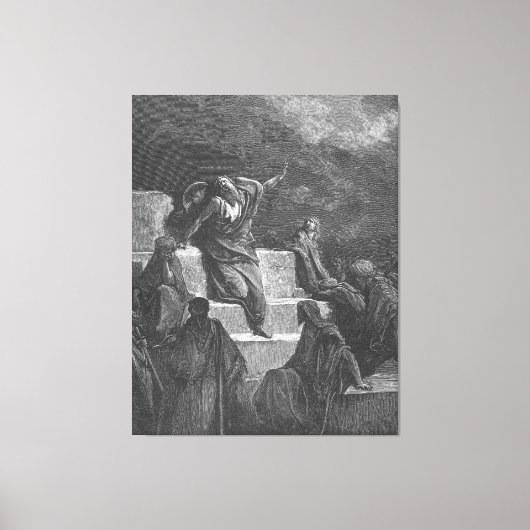 Gustave Doré - The Prophet Jeremiah Canvas Afdruk (Voorkant)