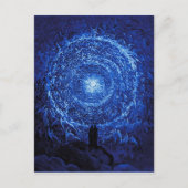 Gustave Dore The White Rose (blauw) Briefkaart (Voorkant)
