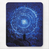 Gustave Dore The White Rose (blauw) Muismat (Voorkant)