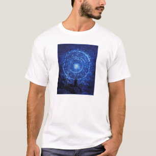 Gustave Dore The White Rose (blauw) T-shirt