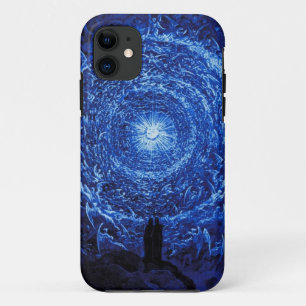 Gustave Dore The White Rose iPhone case (blauw)