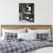 Gustave Doré - Vergilius en Dante ontmoeten Bertra Canvas Afdruk (Insitu (Slaapkamer))