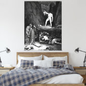 Gustave Doré - Virgil and Dante Meet Bertram dal B Canvas Afdruk (Insitu (Slaapkamer))